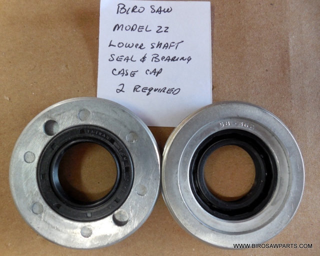 2 Lower Shaft Bearing Case Cap Seal for Biro 22 Meat Saws. Replaces 362 & 231